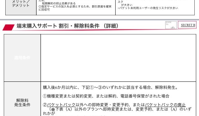 2015年2月20日からのドコモ改悪の噂。